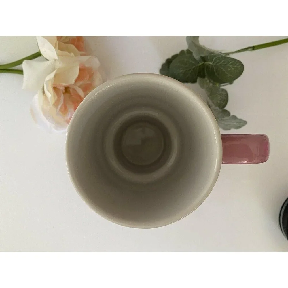Lang Golf Travel Mug Pink‎ Argyle Ceramic Lid Golf